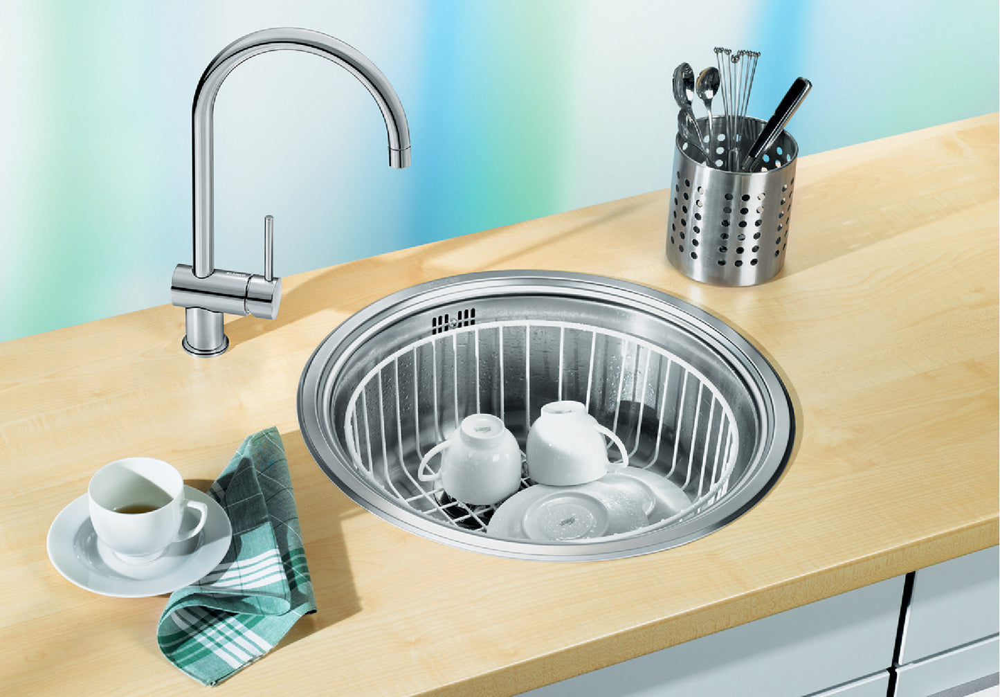 Blanco Rondosol (Round Sink) SUS304 Top Mount Kitchen Sink