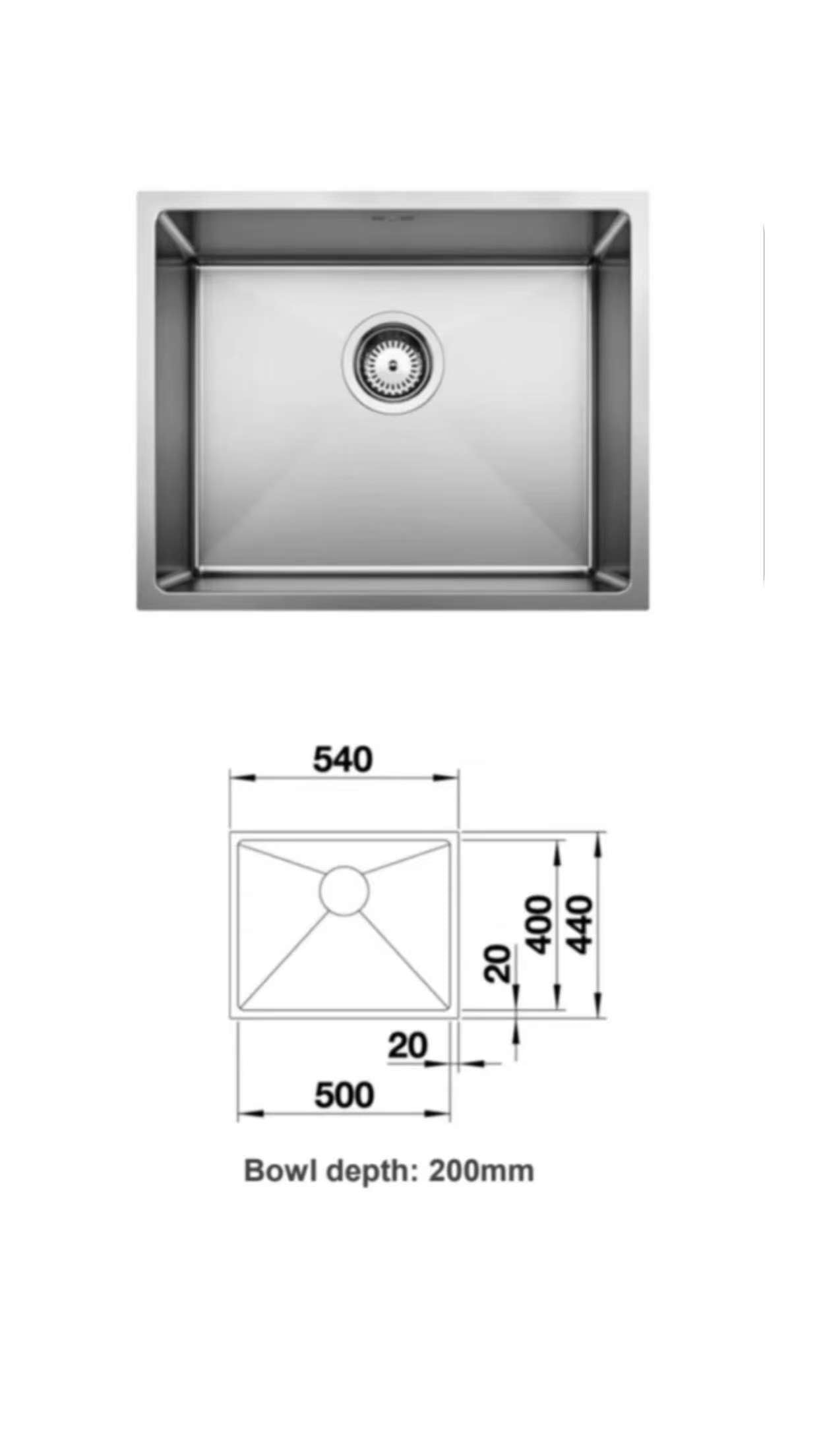 Blanco Quatrus R15 SUS304 Undermount Sink