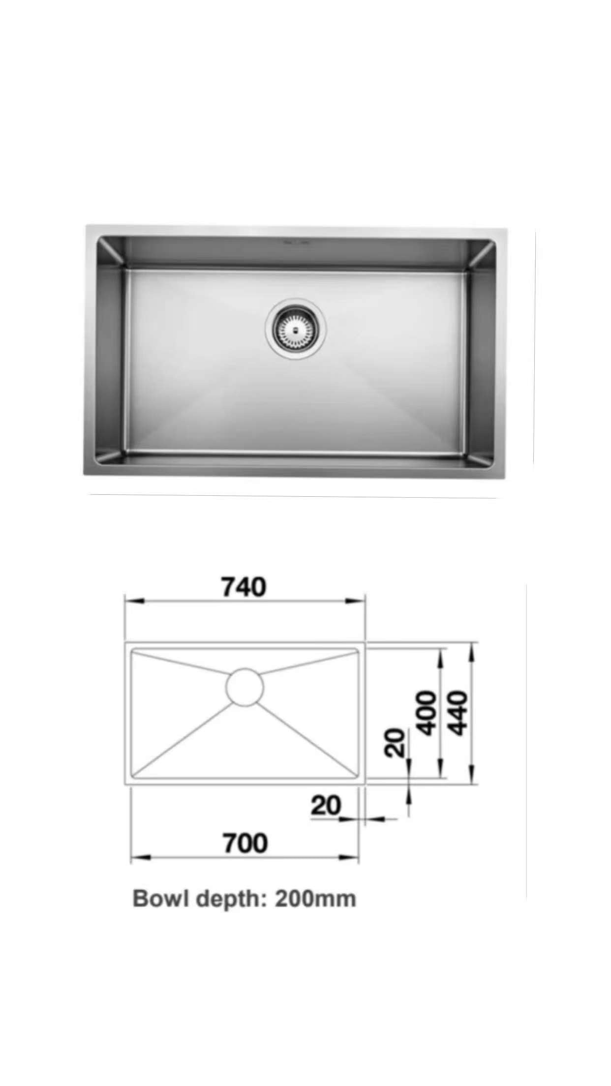 Blanco Quatrus R15 SUS304 Undermount Sink