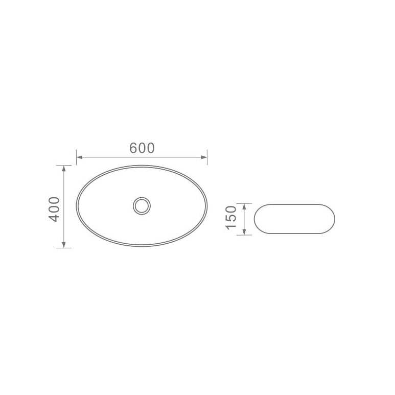 DUSCHE 1001111 BASIN (60CM)