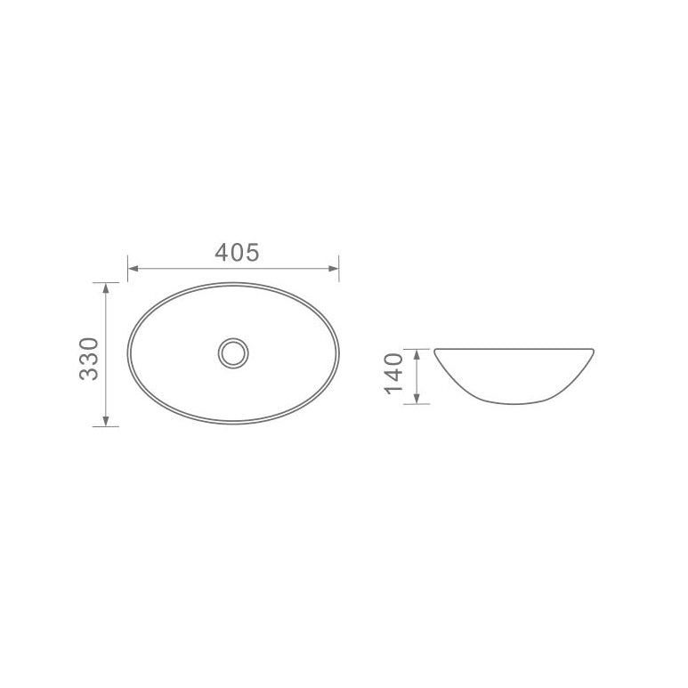 DUSCHE 1001114 BASIN (40CM)