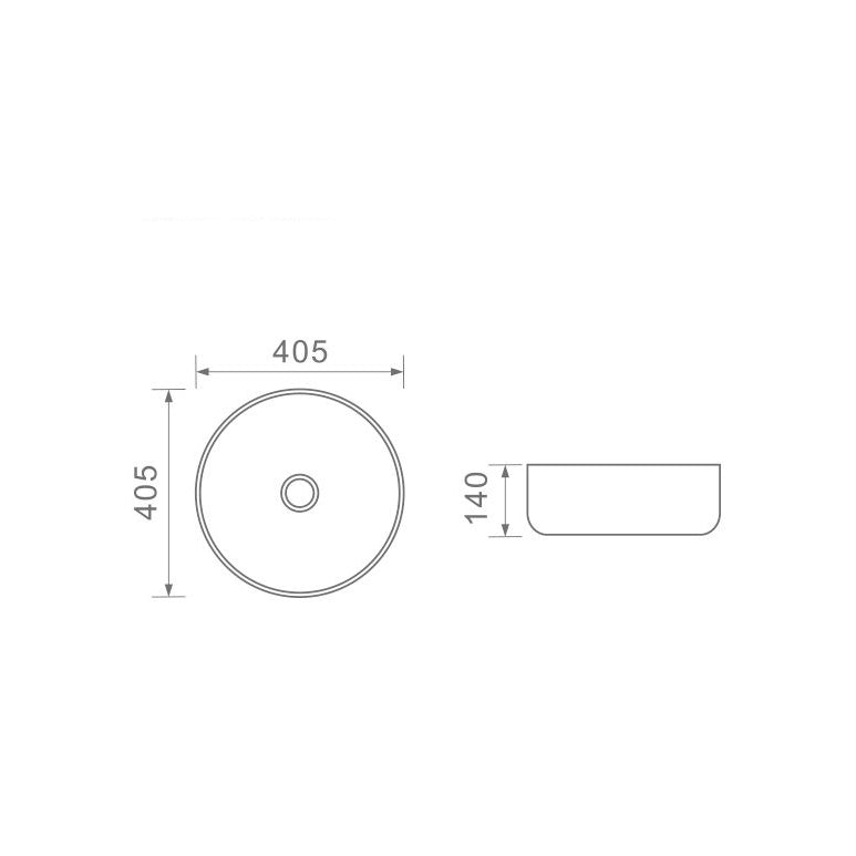 DUSCHE 1001121 BASIN (40CM)