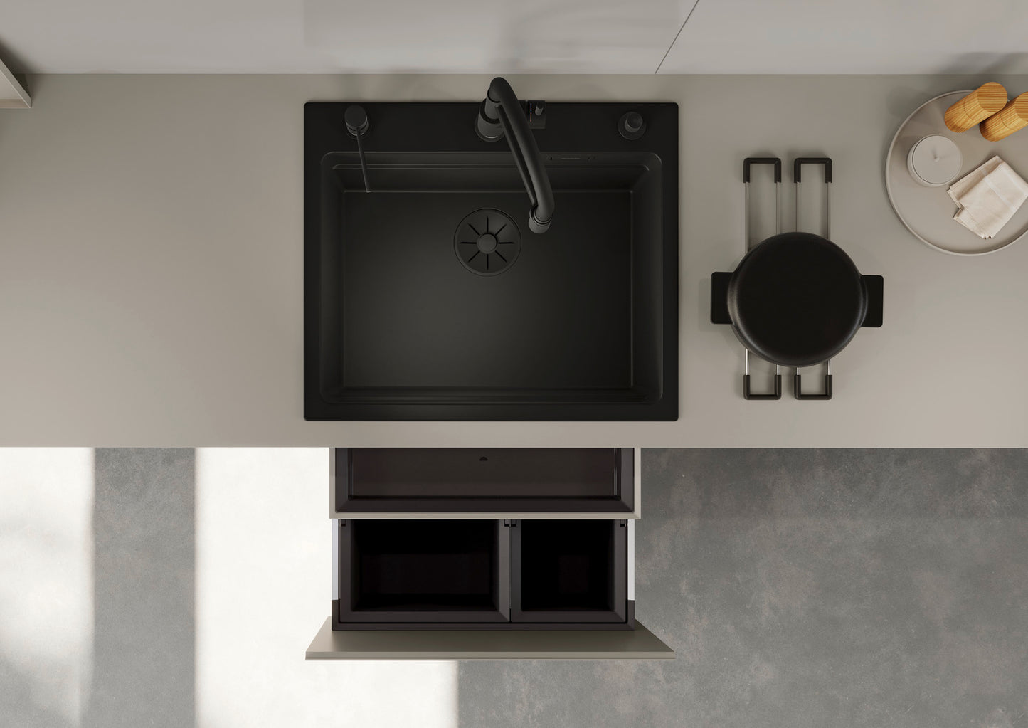 Blanco Etagon 6 (Black) Top Mount Kitchen Sink