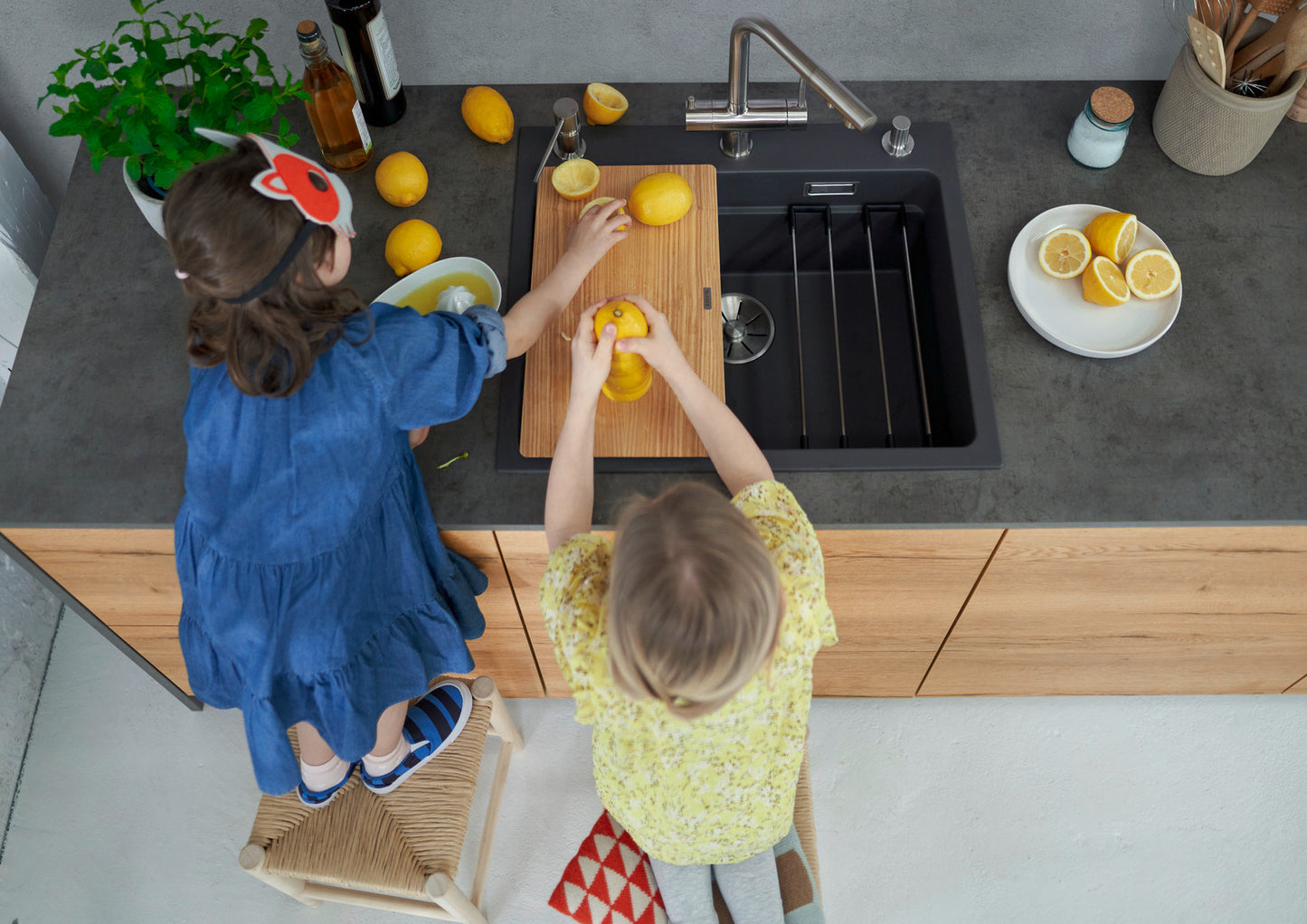 Blanco Etagon 6 (Black) Top Mount Kitchen Sink