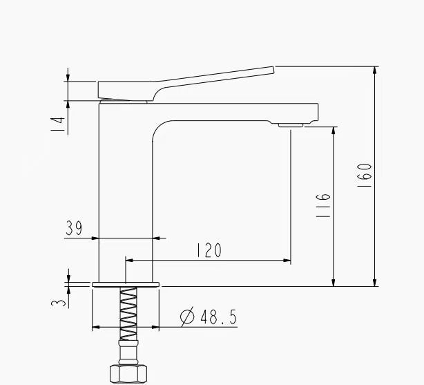 AALTO 1302BAC BASIN TAP