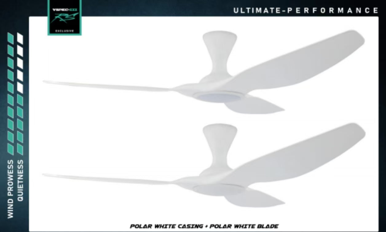PO Cyclone Vspec III RS 3Blade 46"/52"/60" Ceiling Fan