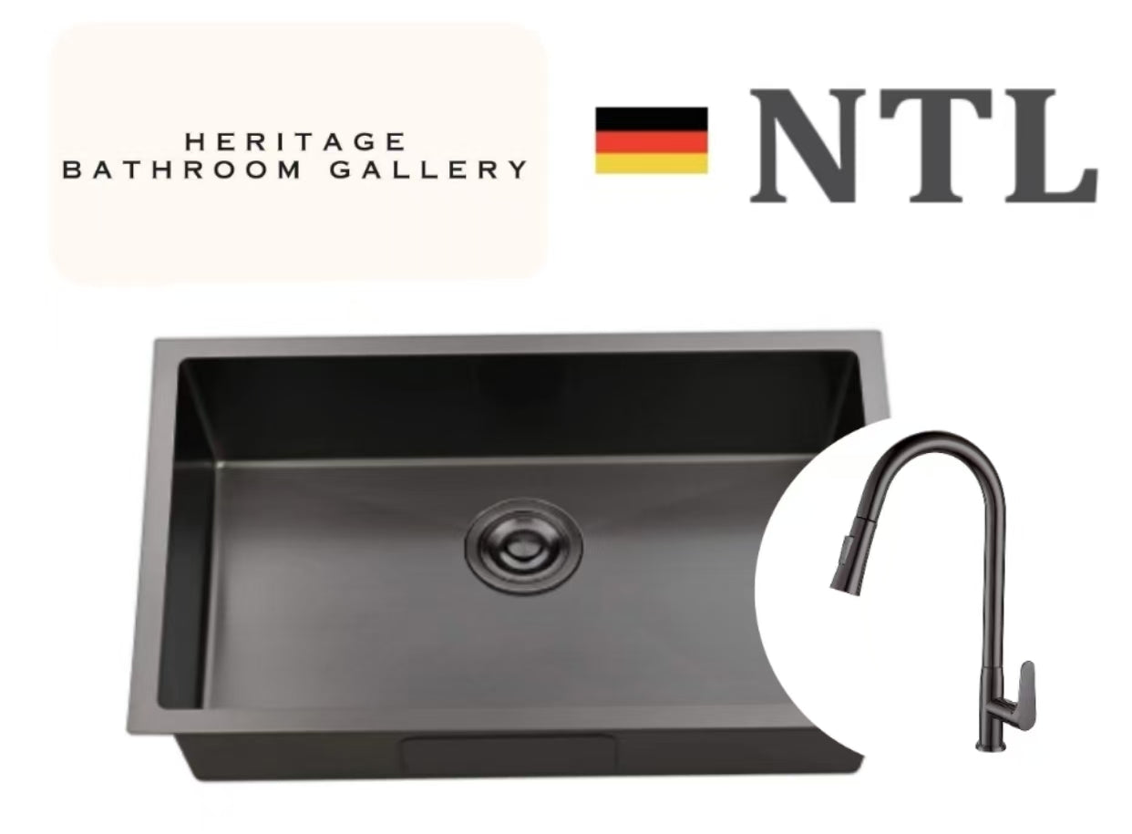 NTL-K6845-GM 68CM Nano Kitchen Sink – Heritage Bathroom Gallery