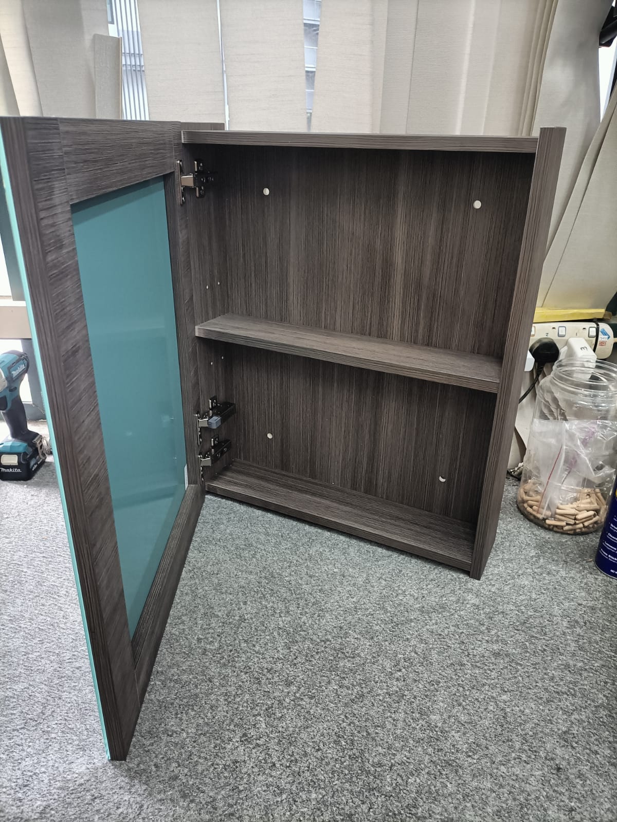 Dusche 2005193GB 50cm Mirror Cabinet (Grey Brownish)
