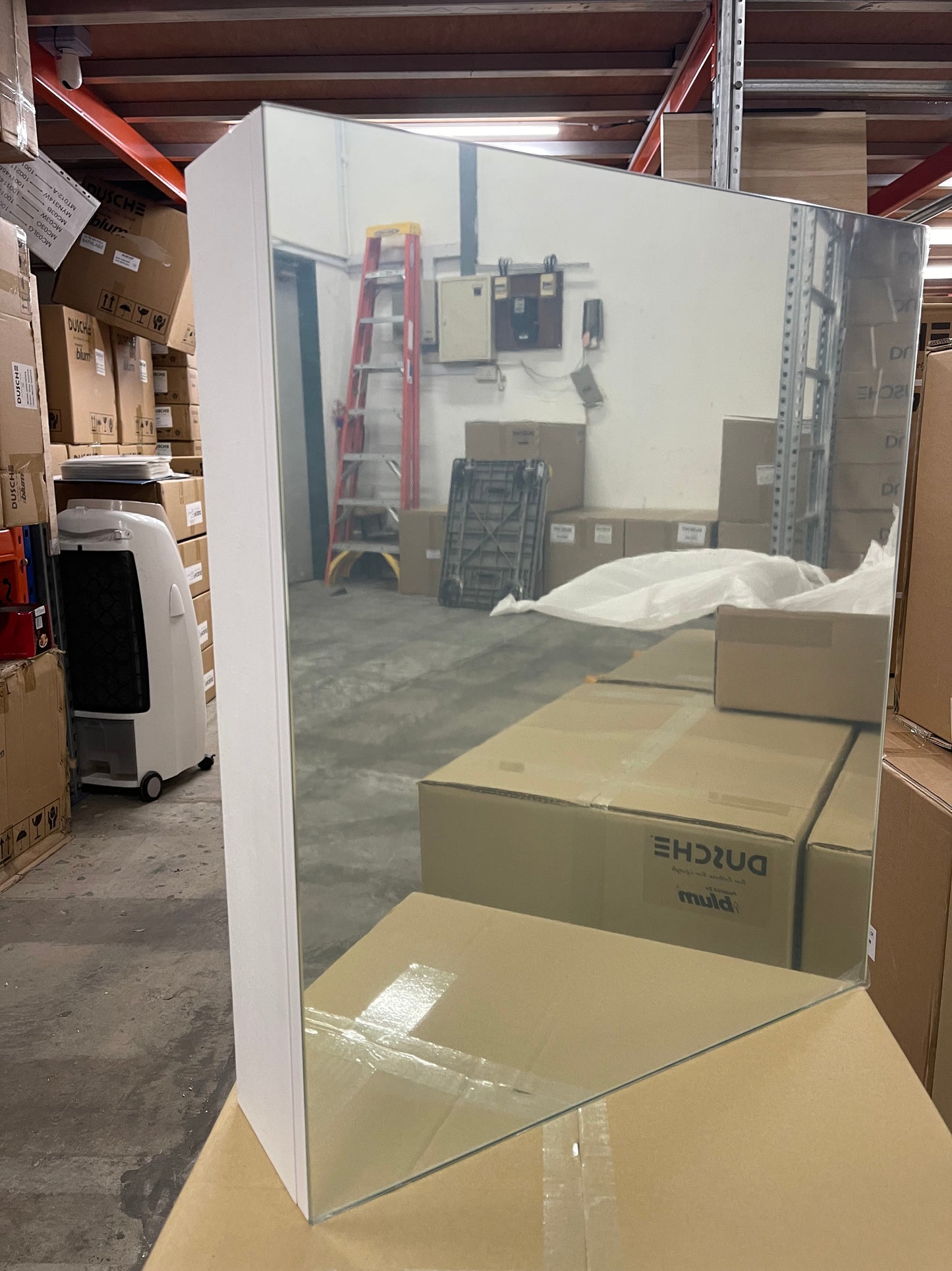 Dusche 2005193WW 50cm Mirror Cabinet (Wood White)