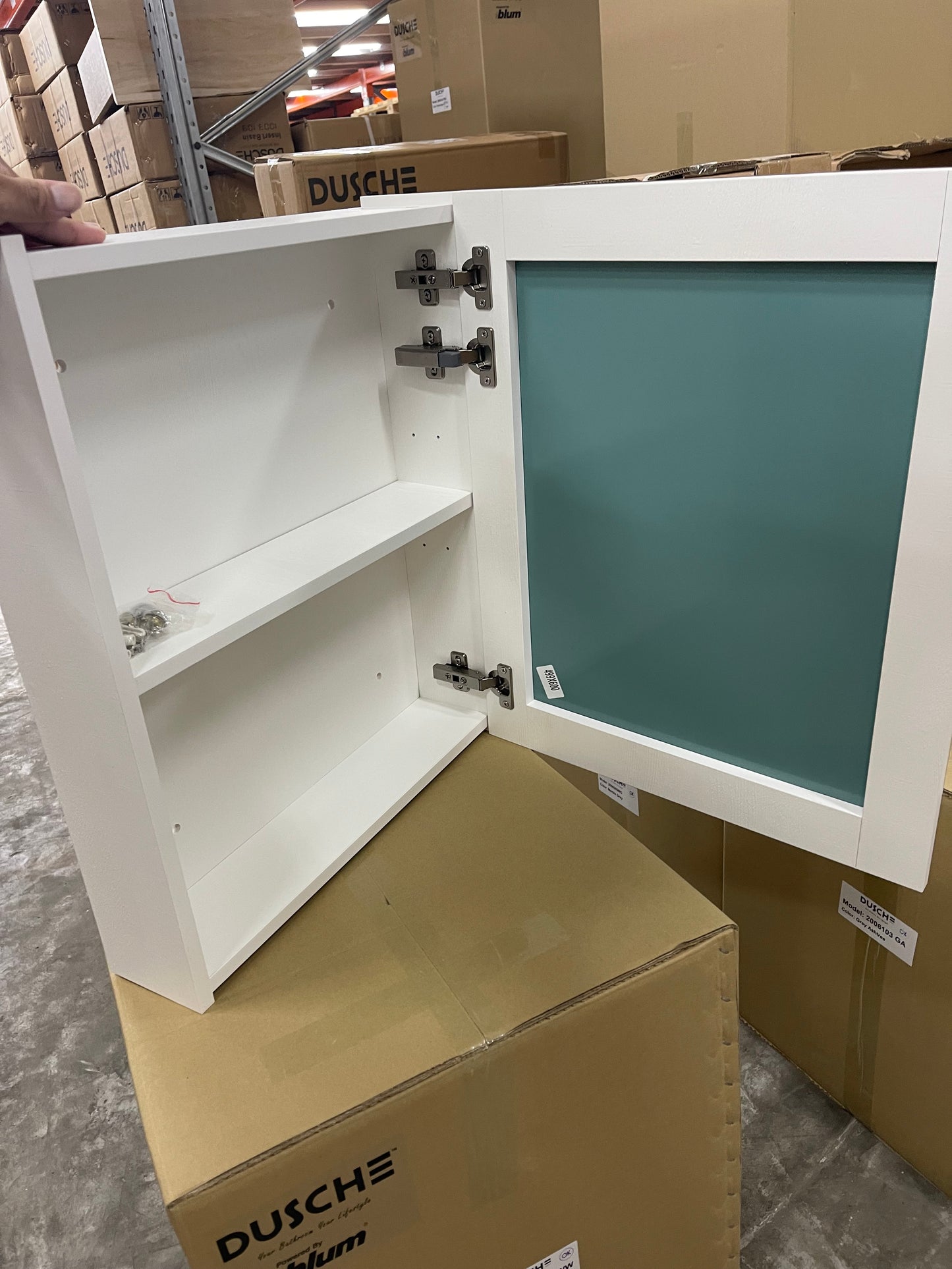 Dusche 2005193WW 50cm Mirror Cabinet (Wood White)
