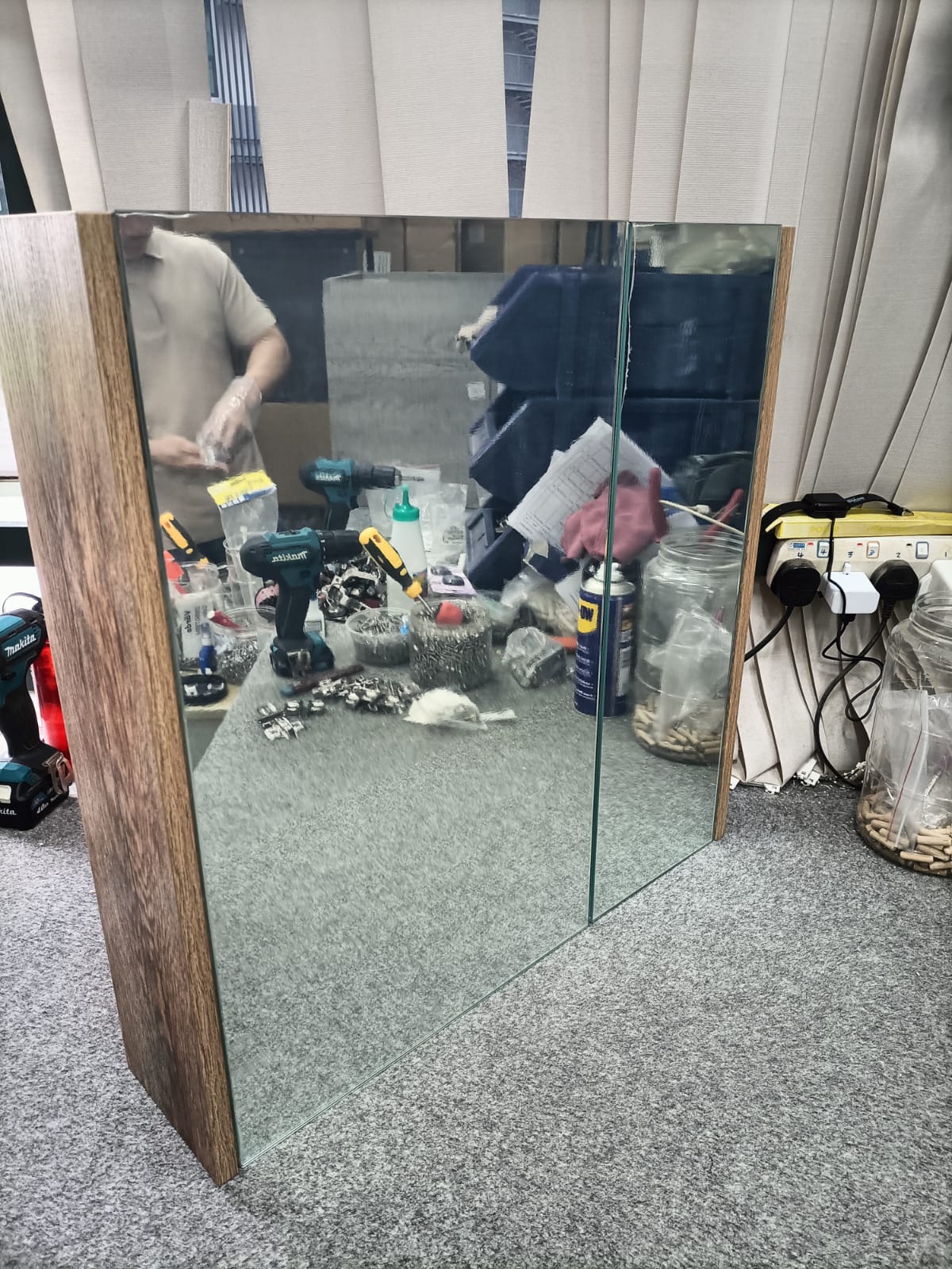 Dusche 2006395OW 60cm Mirror Cabinet (Oak Wood)