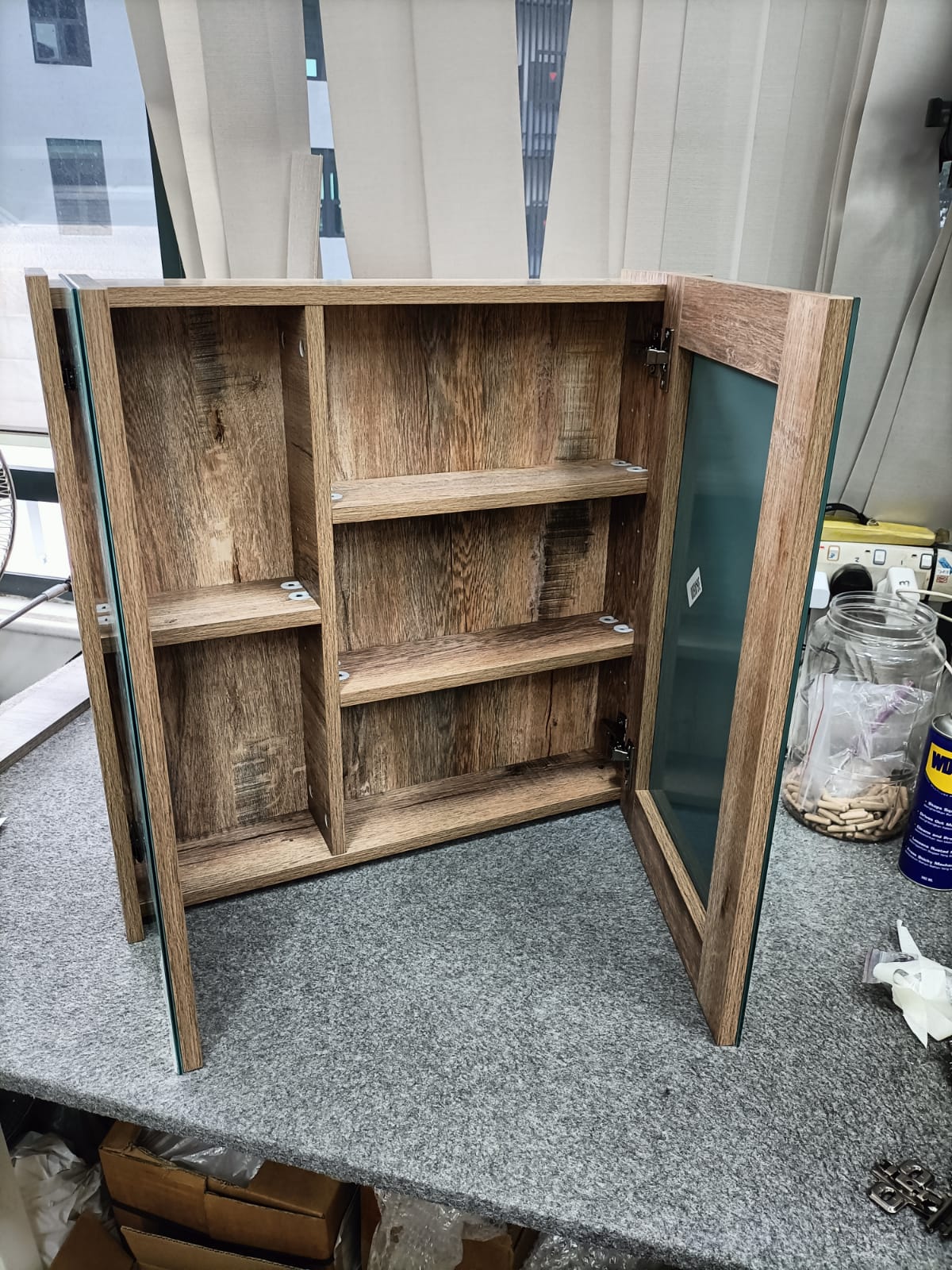 Dusche 2006395OW 60cm Mirror Cabinet (Oak Wood)