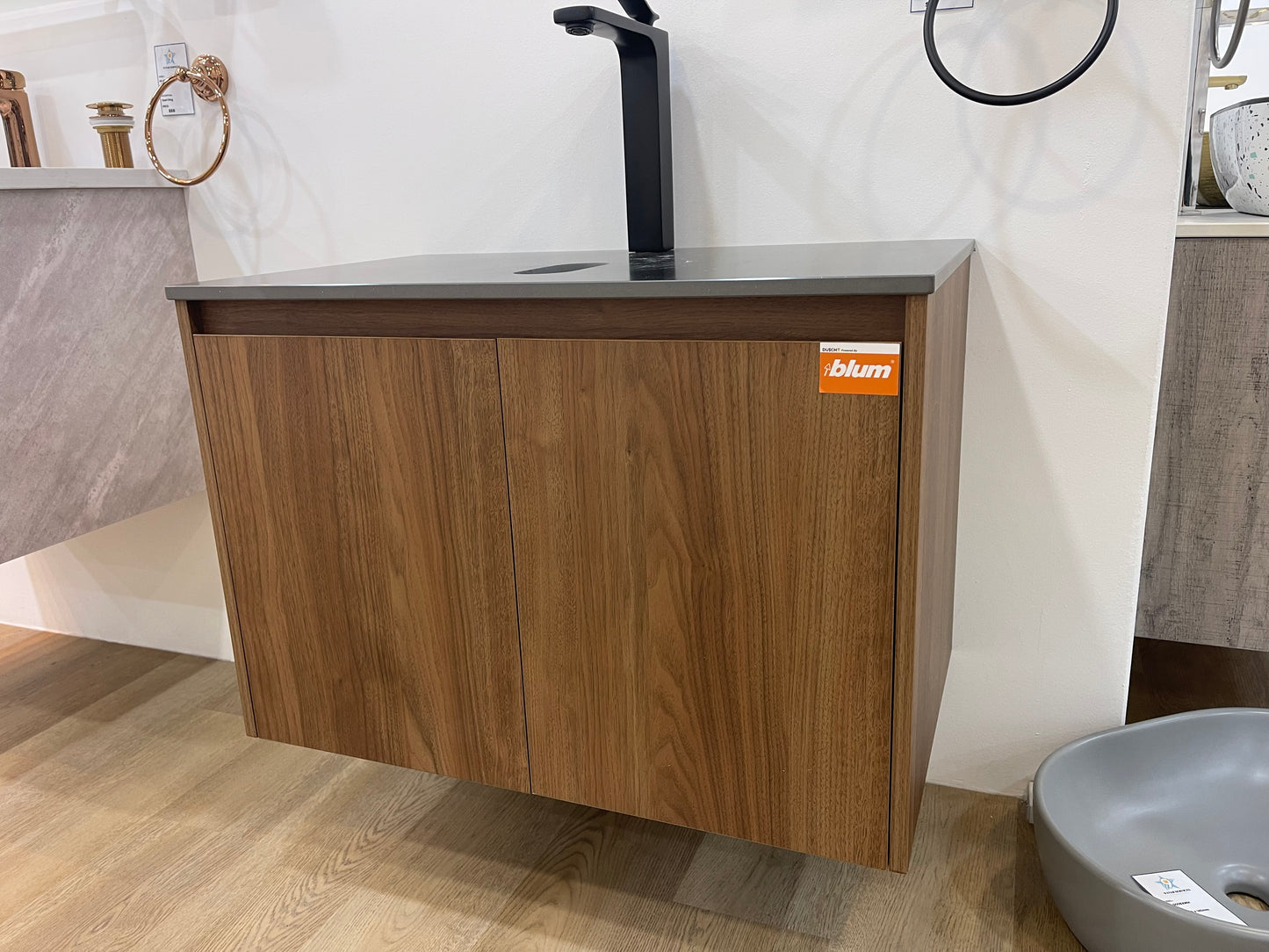 Dusche 2007315BWN 75cm Basin Cabinet - (Brown Walnut)