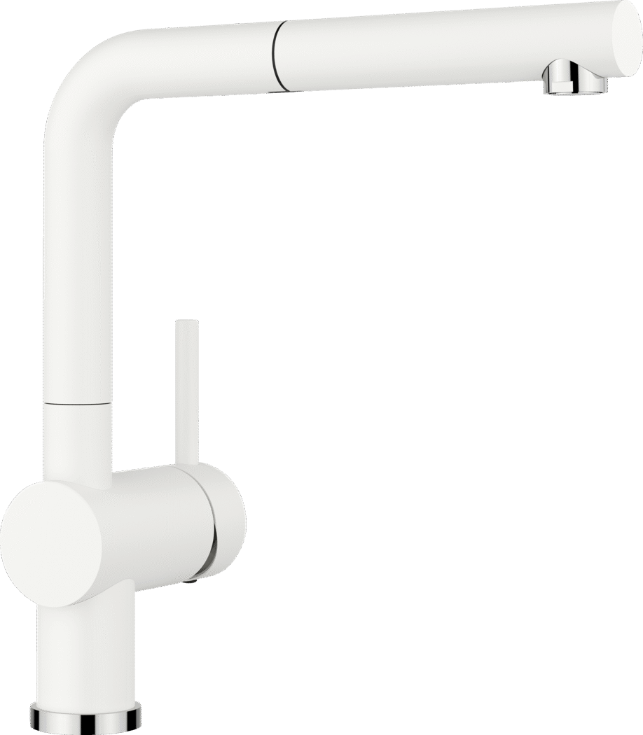 Blanco Linus-S White Pull Out Sink Mixer