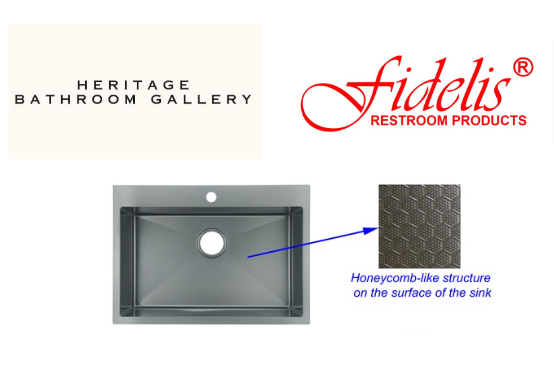 Fidelis FSD-23601 Honeycomb kitchen sink