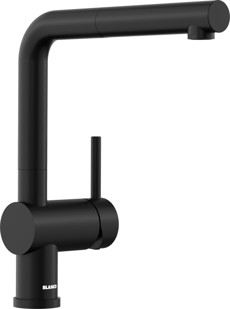Blanco Linus-S Matt Black Pull Out Sink Mixer