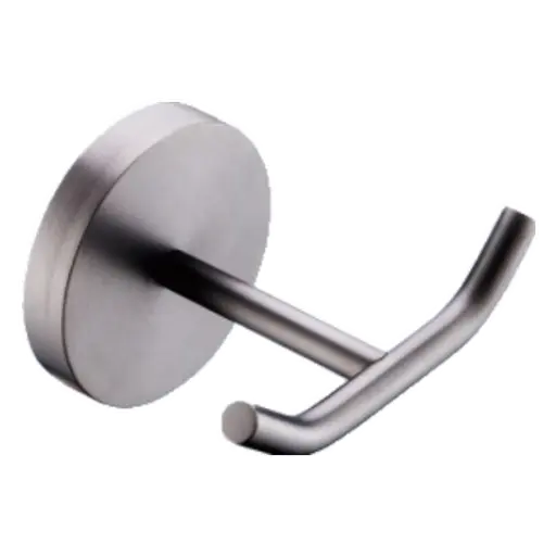 Vera Brushed Nickel Robe Hook