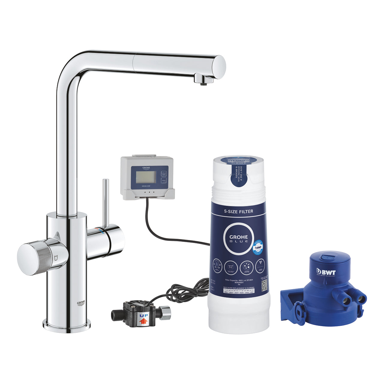 Grohe 30591000 Blue Pure Minta Pull Out Sink Mixer