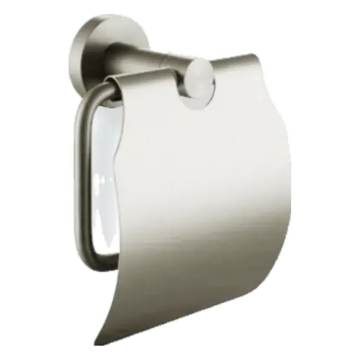 Vera Brushed Nickel Paper Holder With Cover