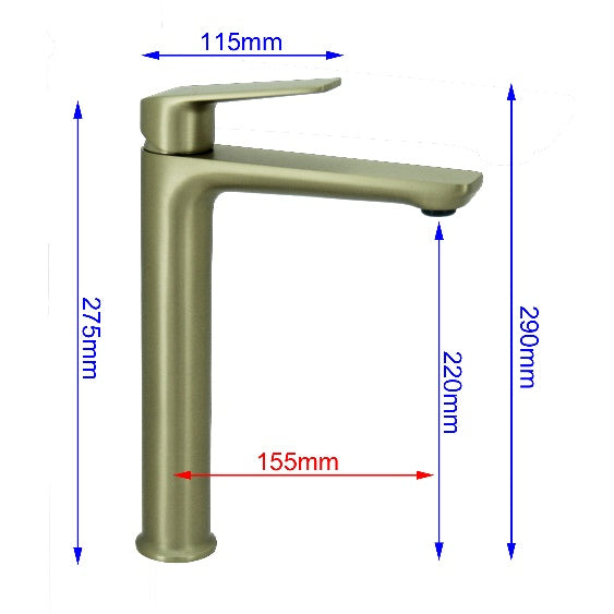 Fidelis FT-69A2-HBG Mixer Tap