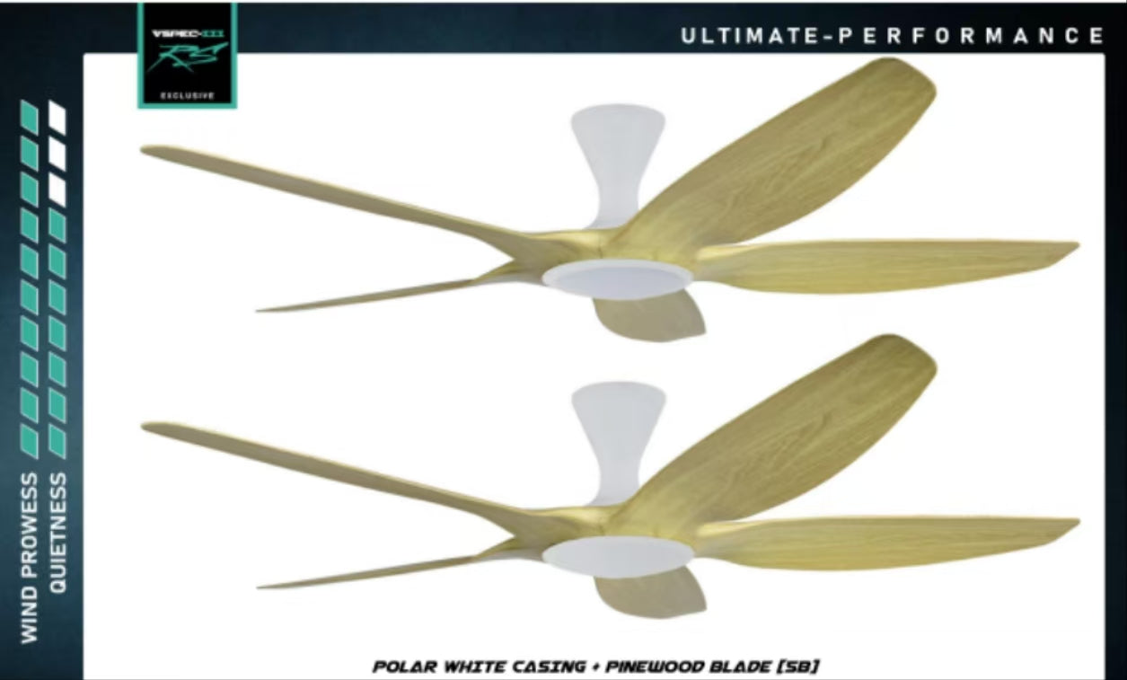 PO Cyclone Vspec III RS 5 Blade 48"/62" Ceiling Fan
