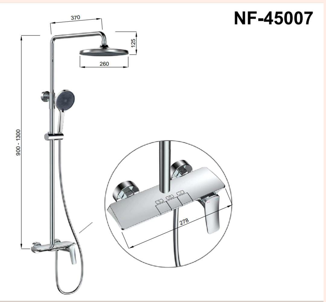 Nexus NF-45007 Rainshower Set