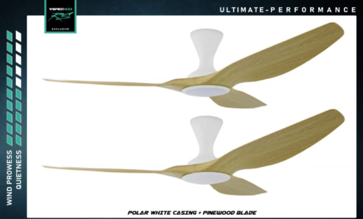 PO Cyclone Vspec III RS 3Blade 46"/52"/60" Ceiling Fan