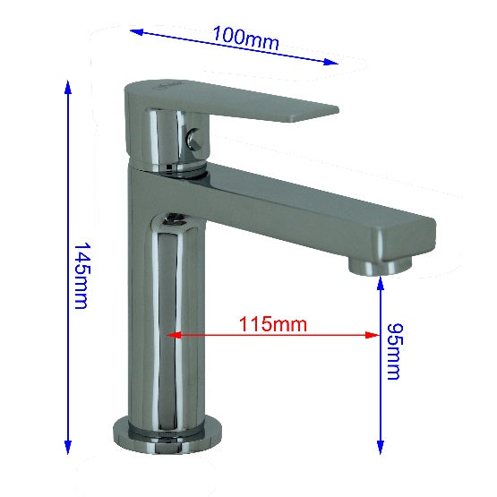 Fidelis FT-66A1C Short Basin Tap