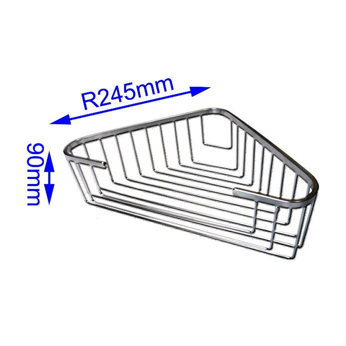 Fidelis FV-9913P Corner Shampoo Basket