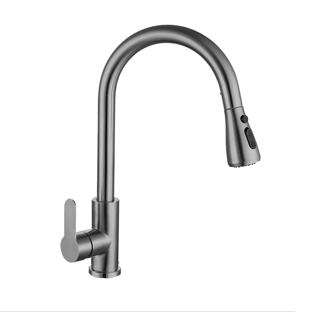 Zaffiro PF-5204SS(GM) Mixer Pull Out Kitchen Tap