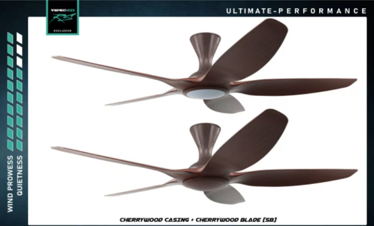 PO Cyclone Vspec III RS 5 Blade 48"/62" Ceiling Fan
