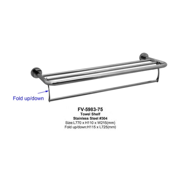 Fidelis FV-5983-75 Towel Rack (77cm)