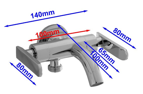 Fidelis FT-106-4 Chrome Two Way Tap