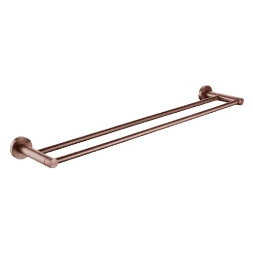 Vera Matte Rose Gold Double Bar (61cm)