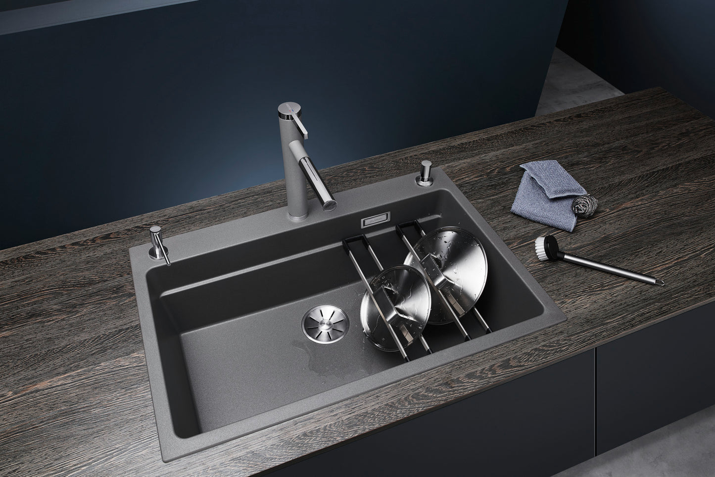Blanco Etagon 8 (Black) Top Mount Kitchen Sink