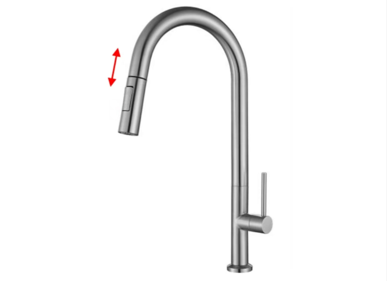 Nobel 4320 SS Pull Out Kitchen Tap
