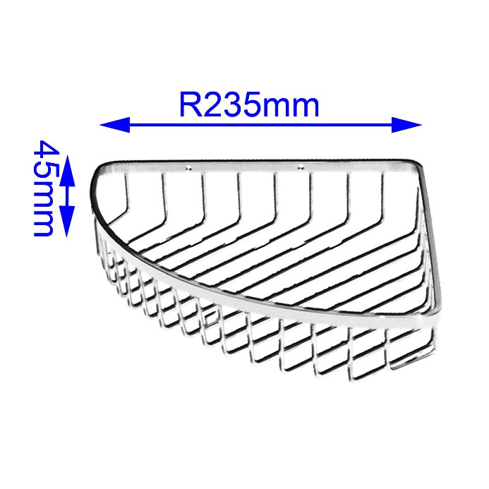 Fidelis FV-9919P Corner Shampoo Basket