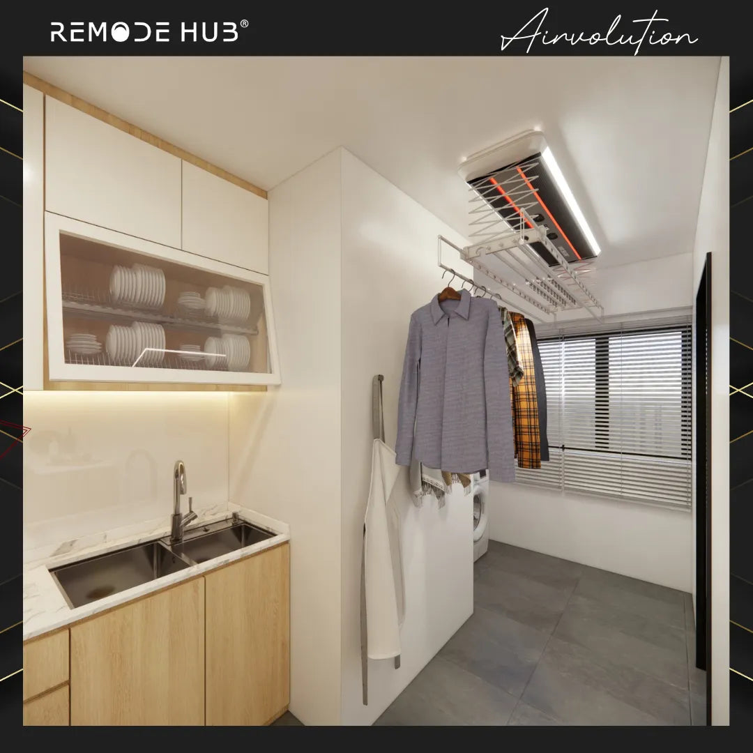 Remode Hub 1.6 Meter Airvolution Premium Automated Laundry System