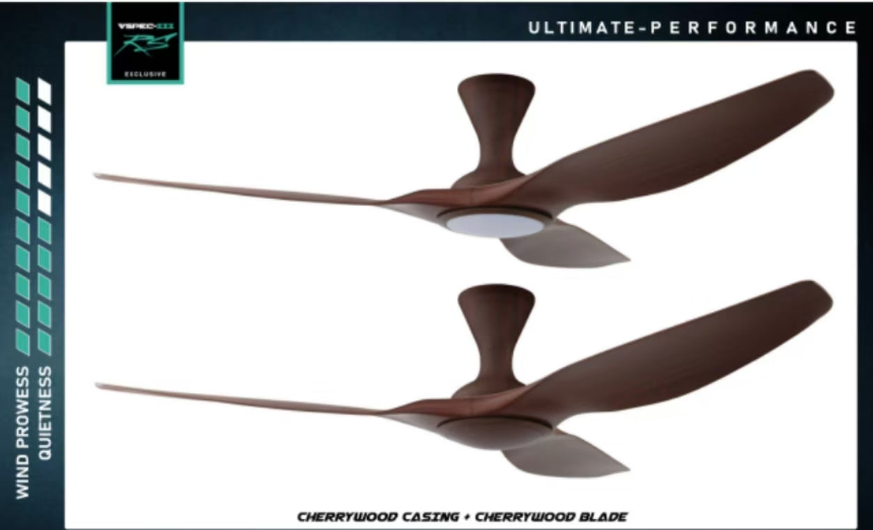PO Cyclone Vspec III RS 3Blade 46"/52"/60" Ceiling Fan