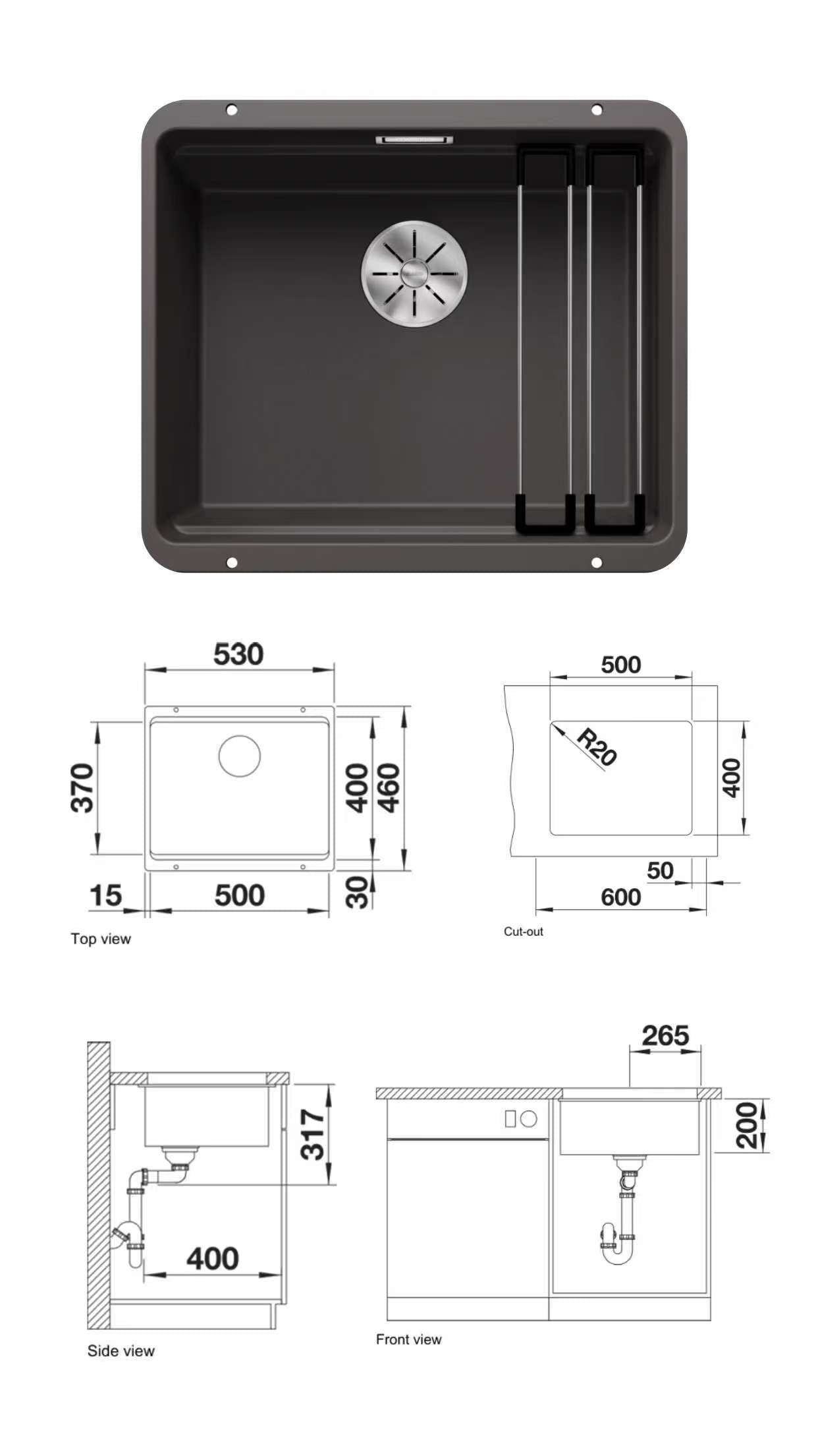 Blanco Etagon 500-U Undermount Kitchen Sinks