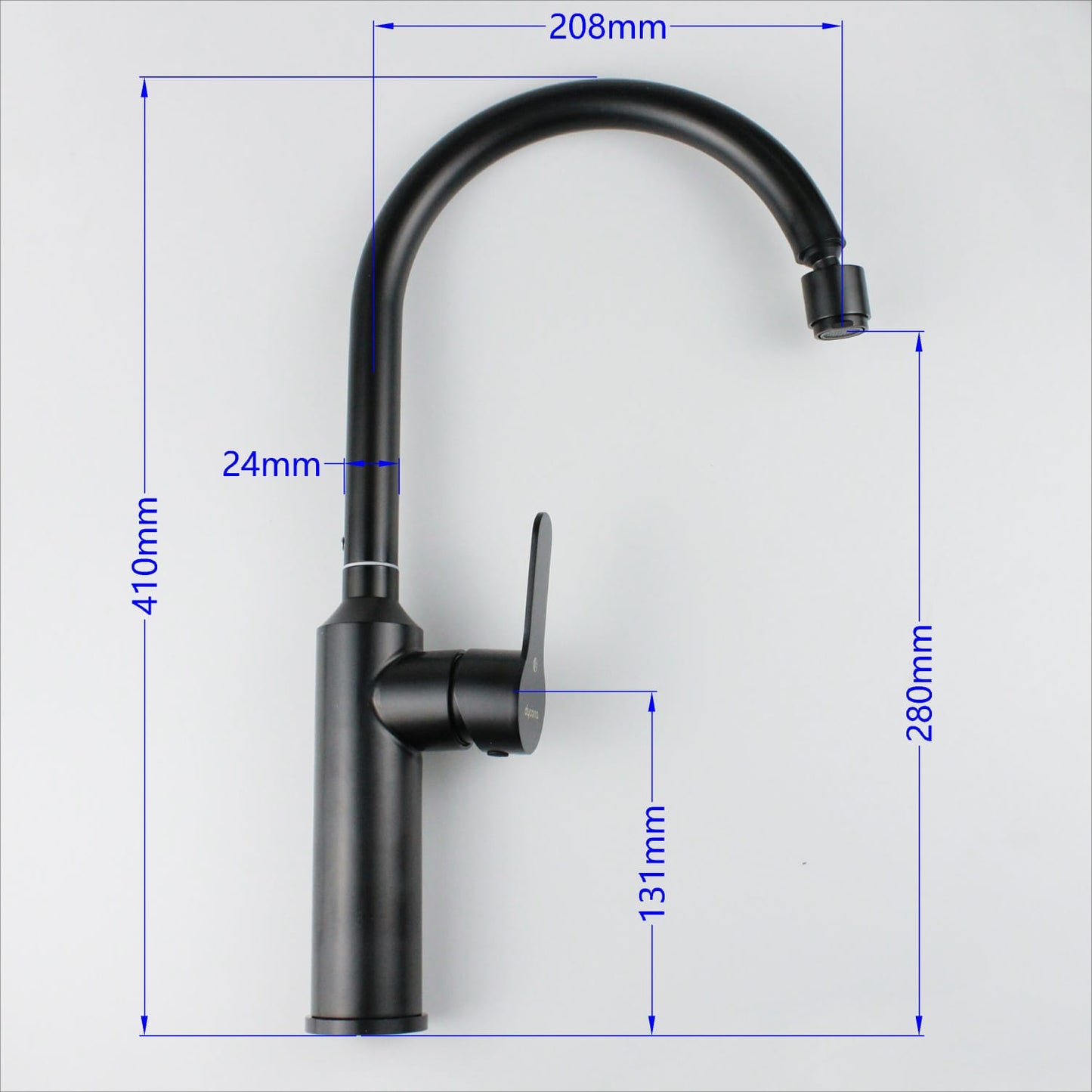 Dycorra DY-T02-09BK Mixer Kitchen Tap