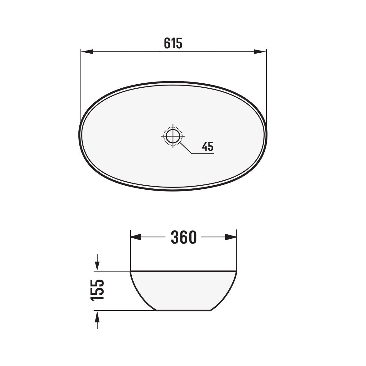 AALTO 7811AW BASIN