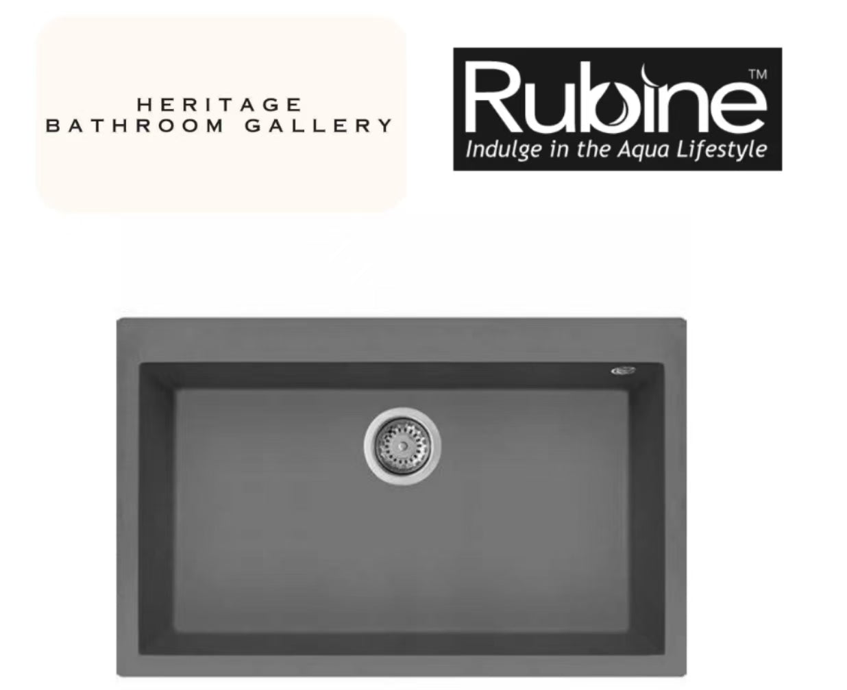 Rubine MEQ 810-79 (77CM) Top Mount Kitchen Sink