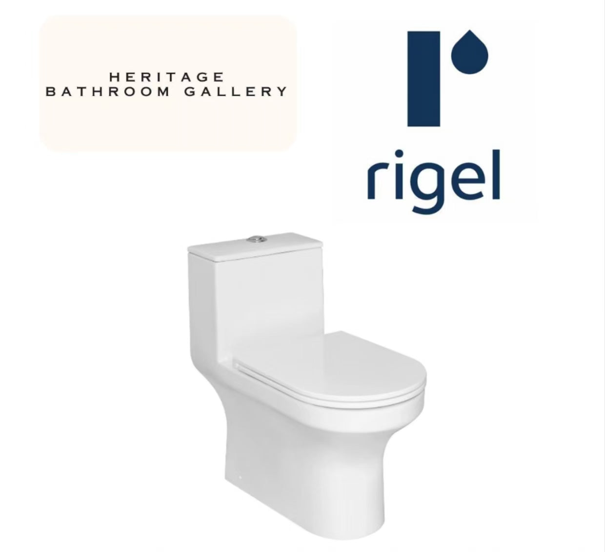 Rigel 8007FA One-Piece Toilet Bowl (Washdown Flush)