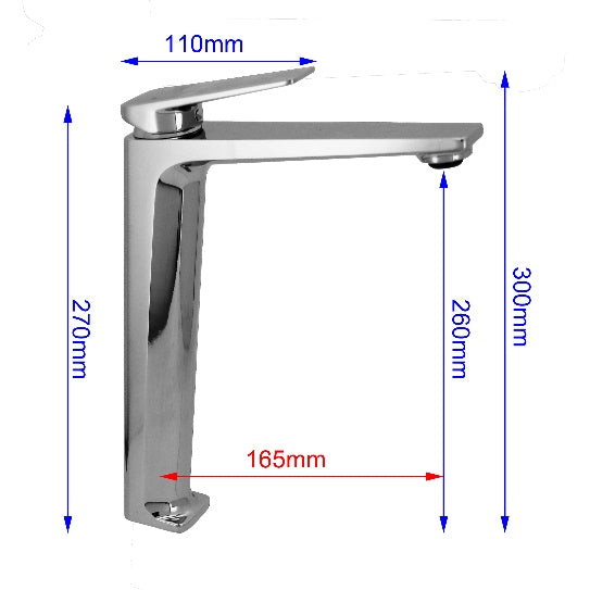 Fidelis FT-8092C Tall Mixer Tap