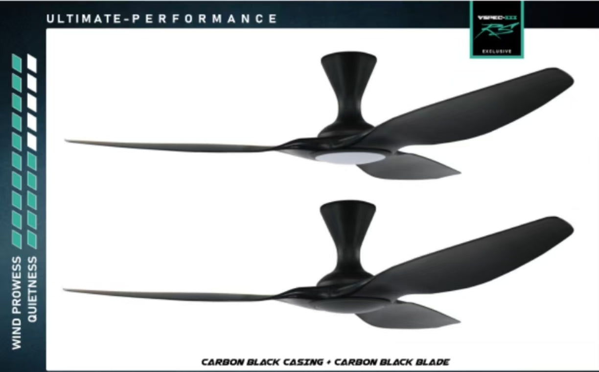 PO Cyclone Vspec III RS 3Blade 46"/52"/60" Ceiling Fan