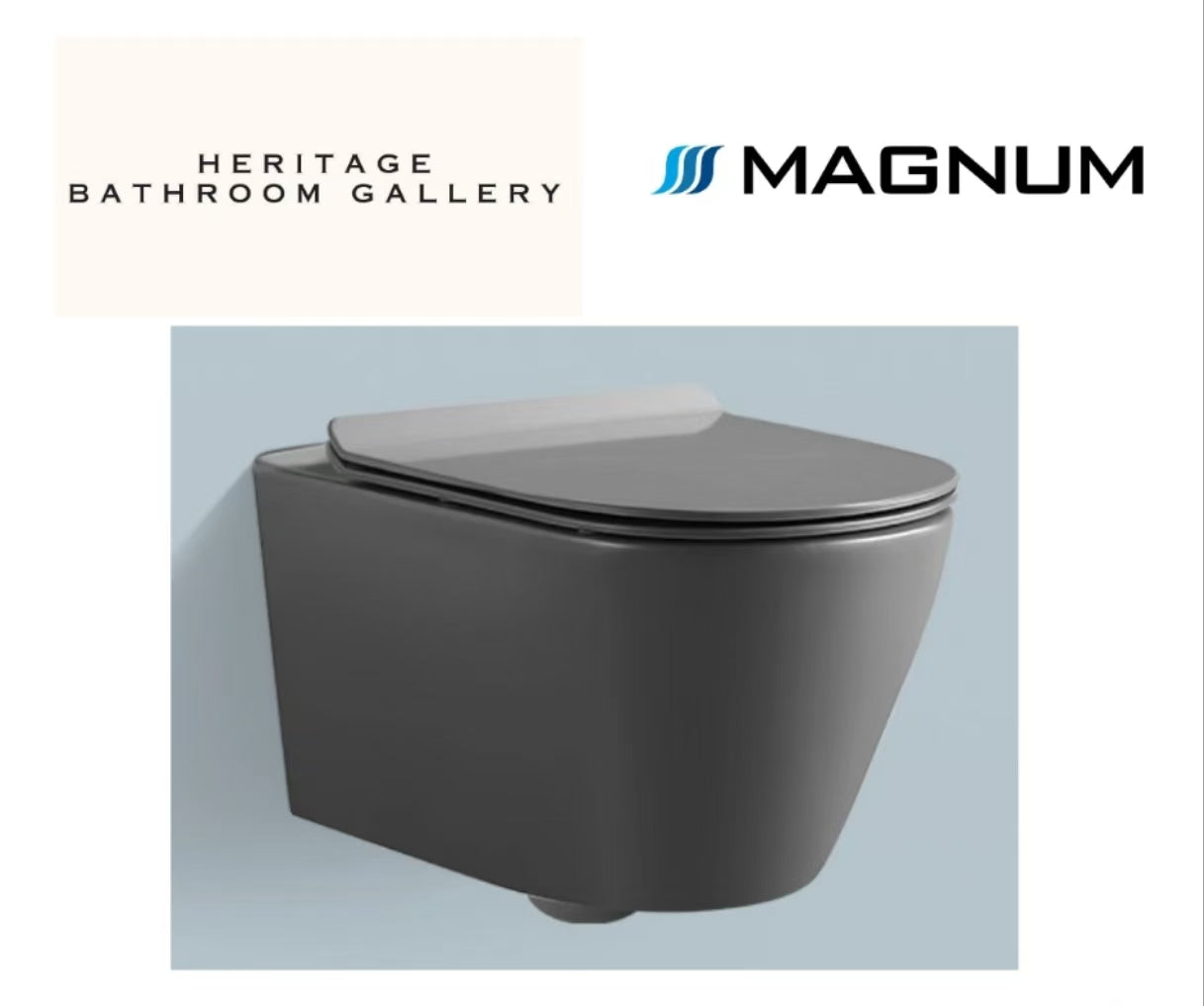 Magnum M907 Gray Wall Hung Toilet Bowl