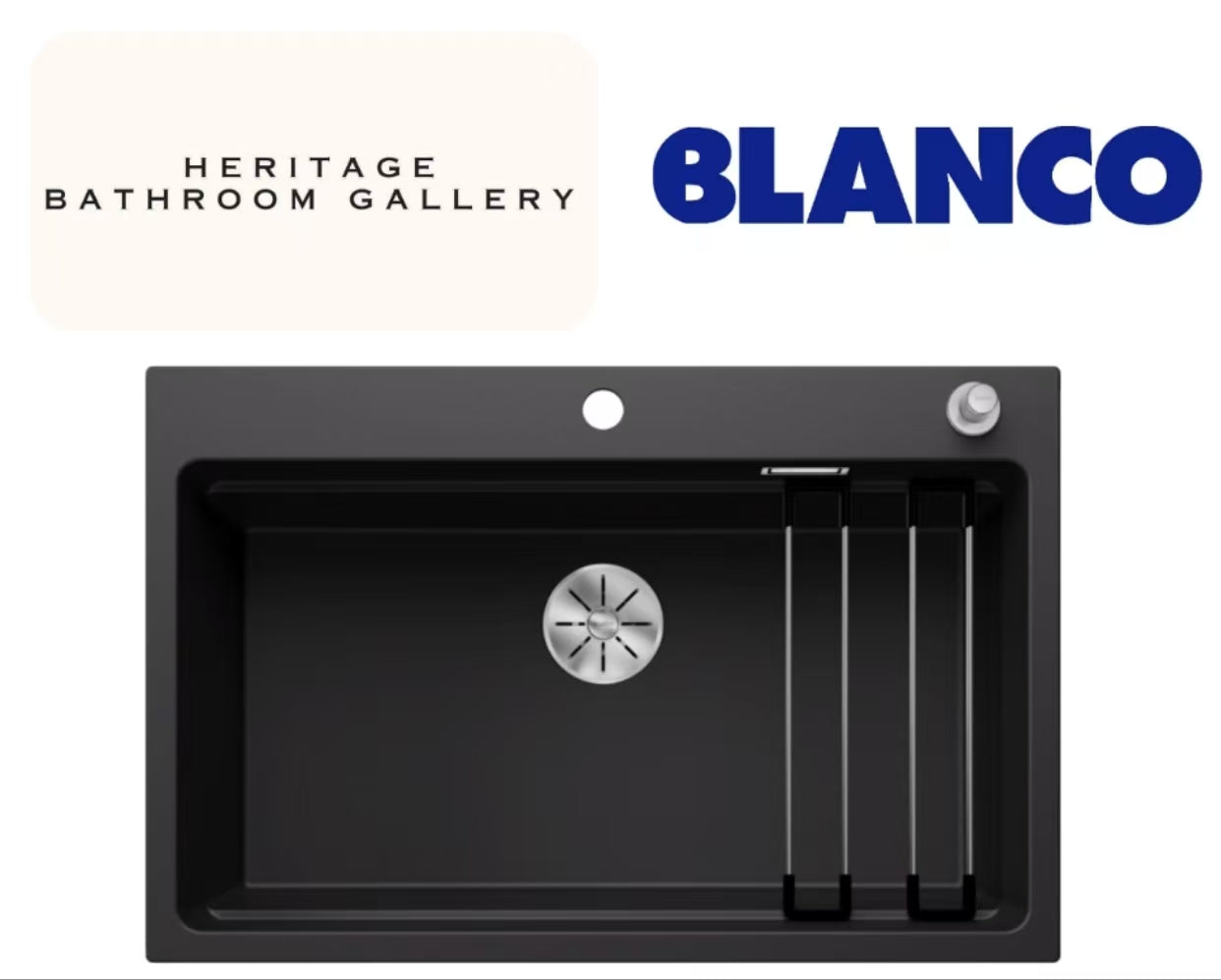 Blanco Etagon 8 (Black) Top Mount Kitchen Sink