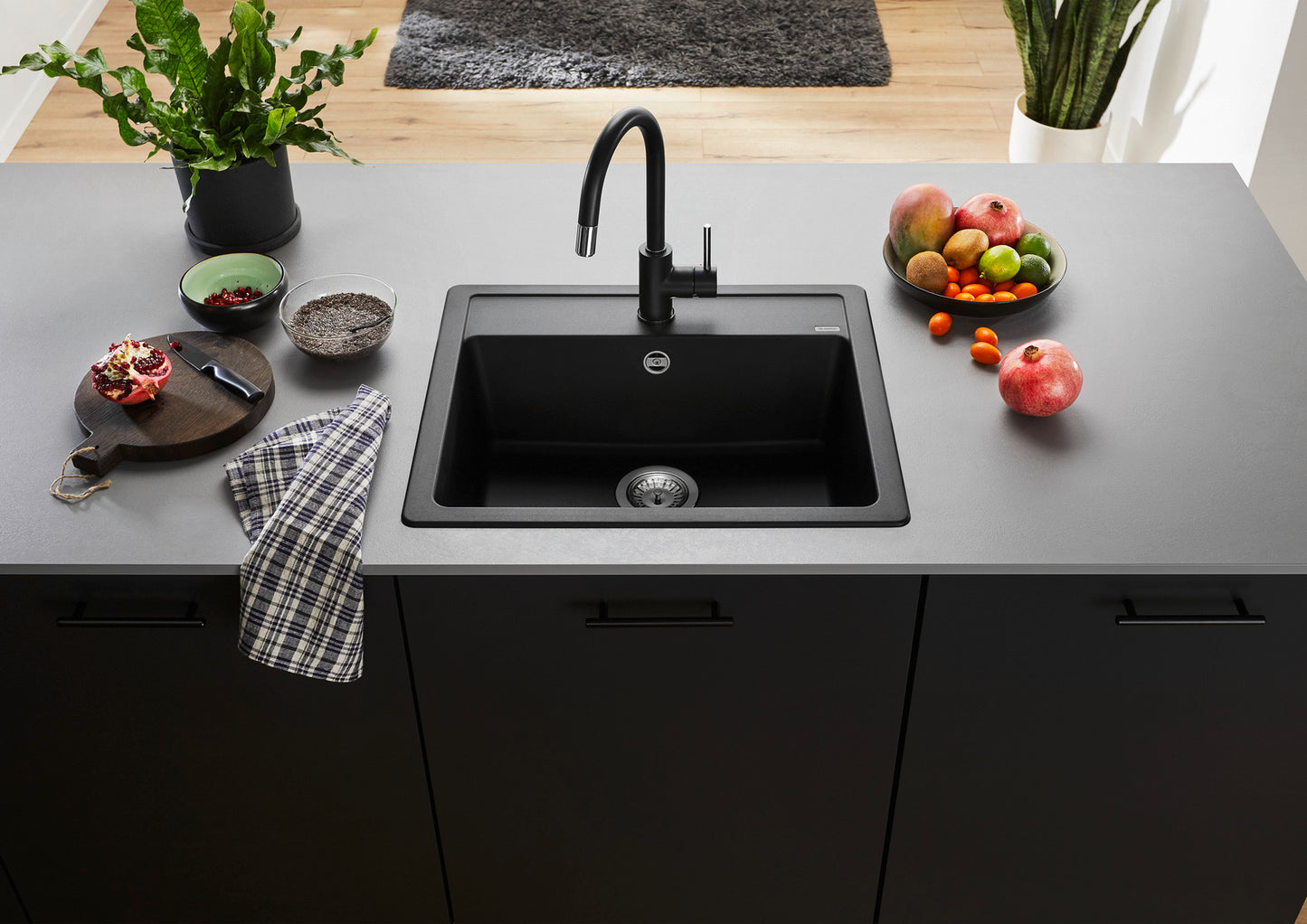 Blanco Legra 6 (Black) Top Mount Kitchen Sink