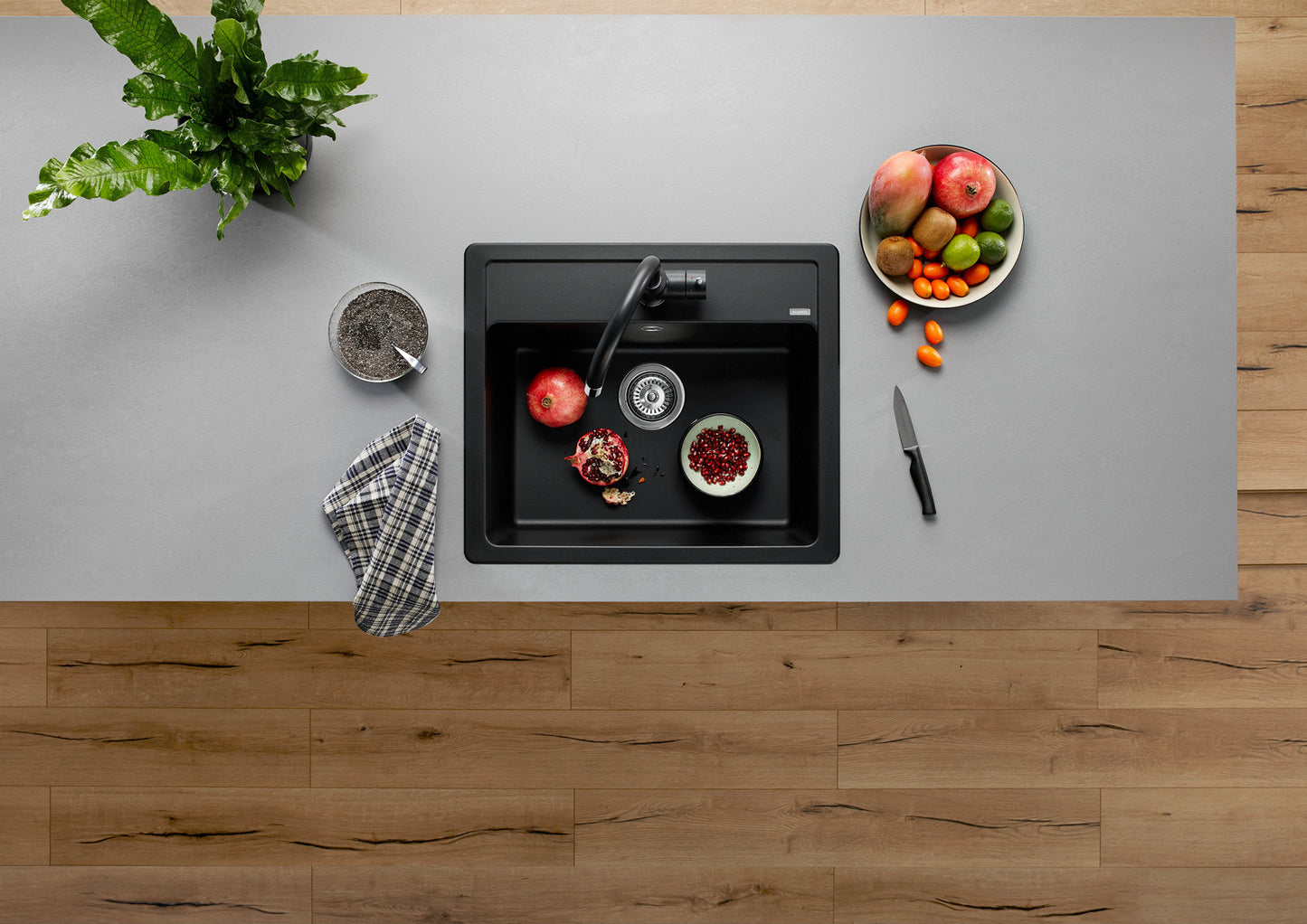 Blanco Legra 6 (Black) Top Mount Kitchen Sink